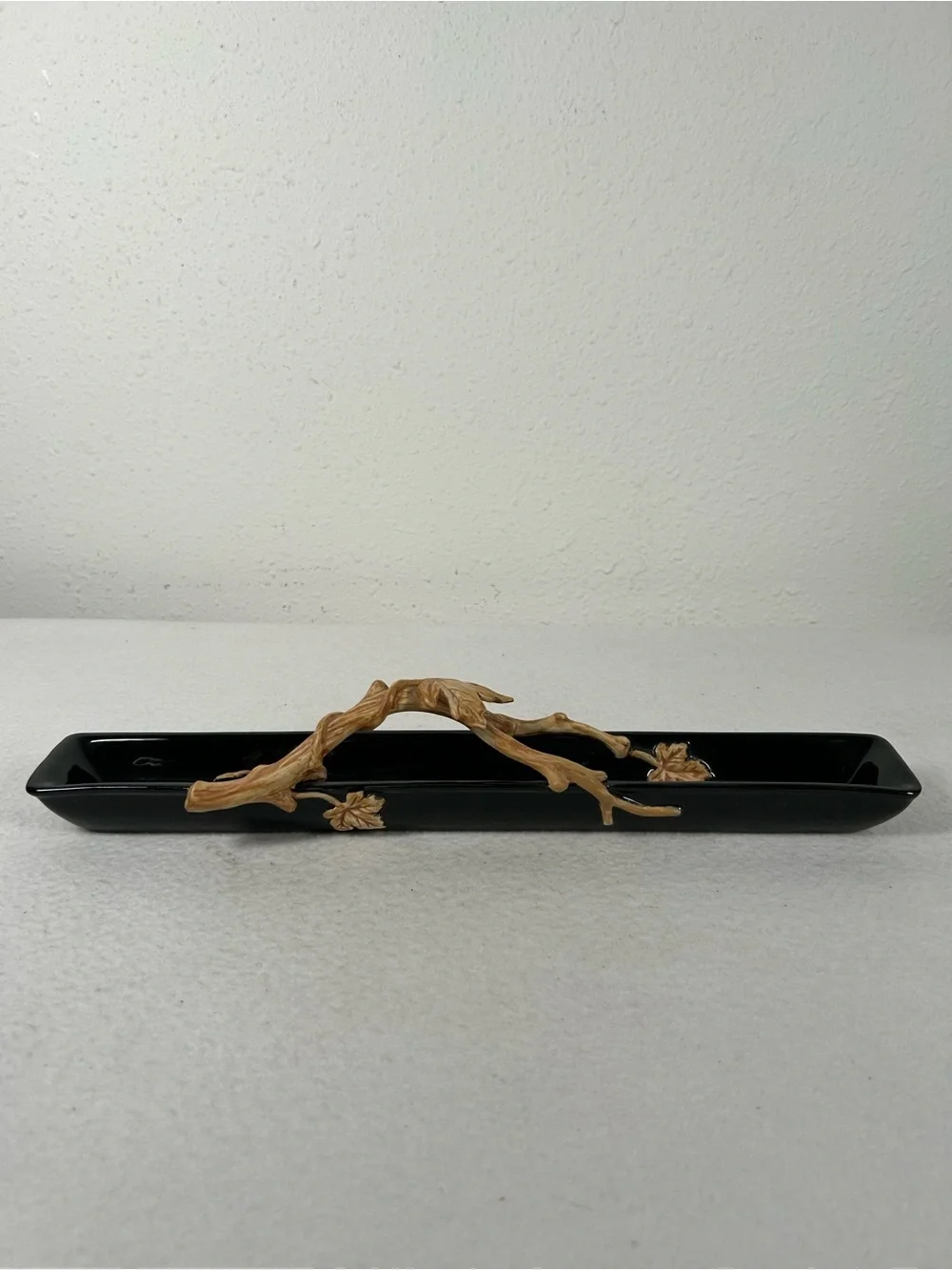 Fitz & Floyd Classics Collection Olive Tray Trinket Dish Grape Vine Leaf Branch